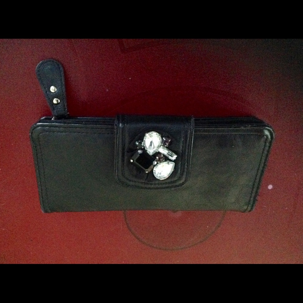 Jessica Simpson🦋Black Leather Wallet